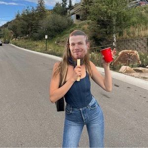 Princess Polly Jean crop top tank top